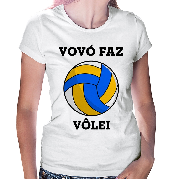 Baby Look Vovó Faz Vôlei