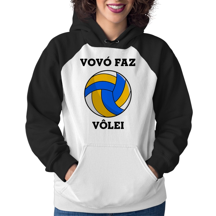 Moletom Feminino Vovó Faz Vôlei