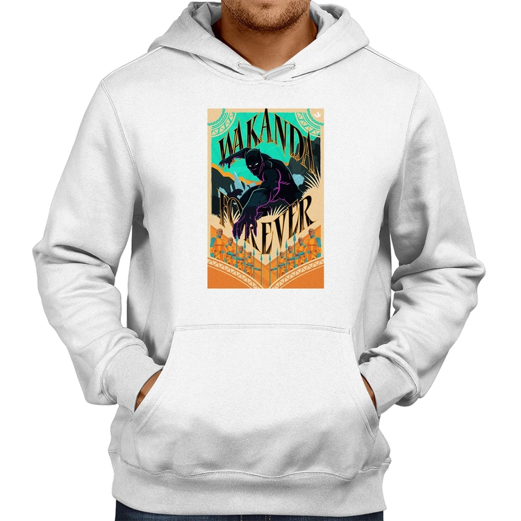 Moletom Wakanda Forever - Branco