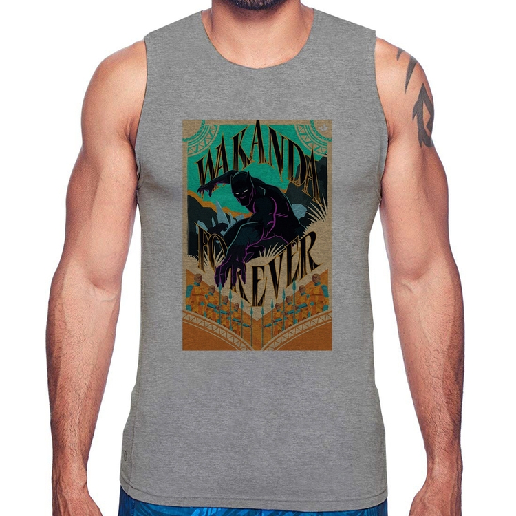 Regata Wakanda Forever - Cinza