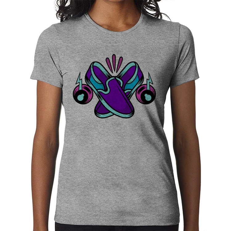 Baby Look Walk The Talk - Cinza