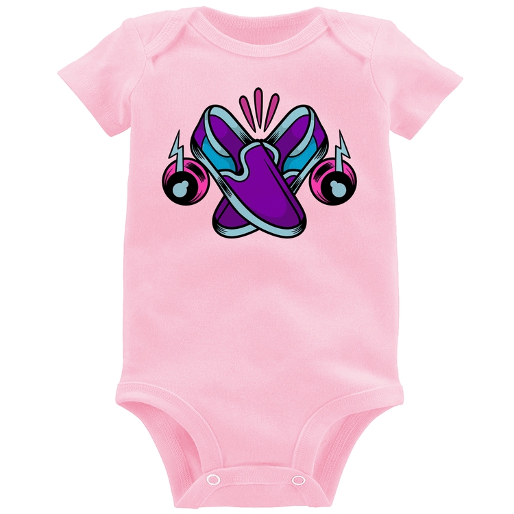 Body Bebê Walk The Talk - Rosa Bebê