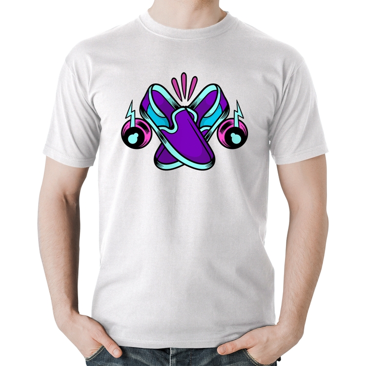 Camiseta Algodão Walk The Talk - Branca