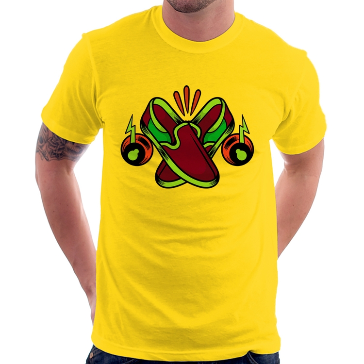 Camiseta Walk The Talk - Amarela