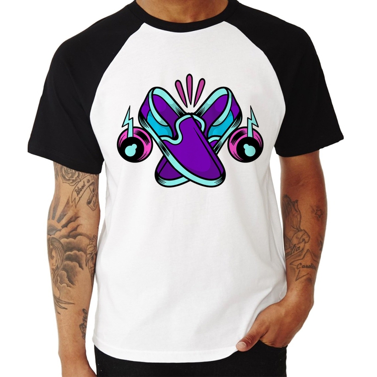 Camiseta Raglan Walk The Talk