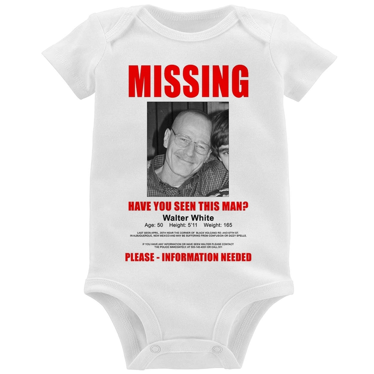 Body Bebê Walter White Missing