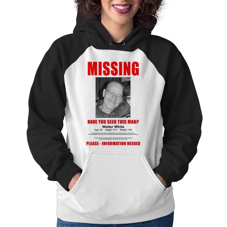 Moletom Feminino Walter White Missing