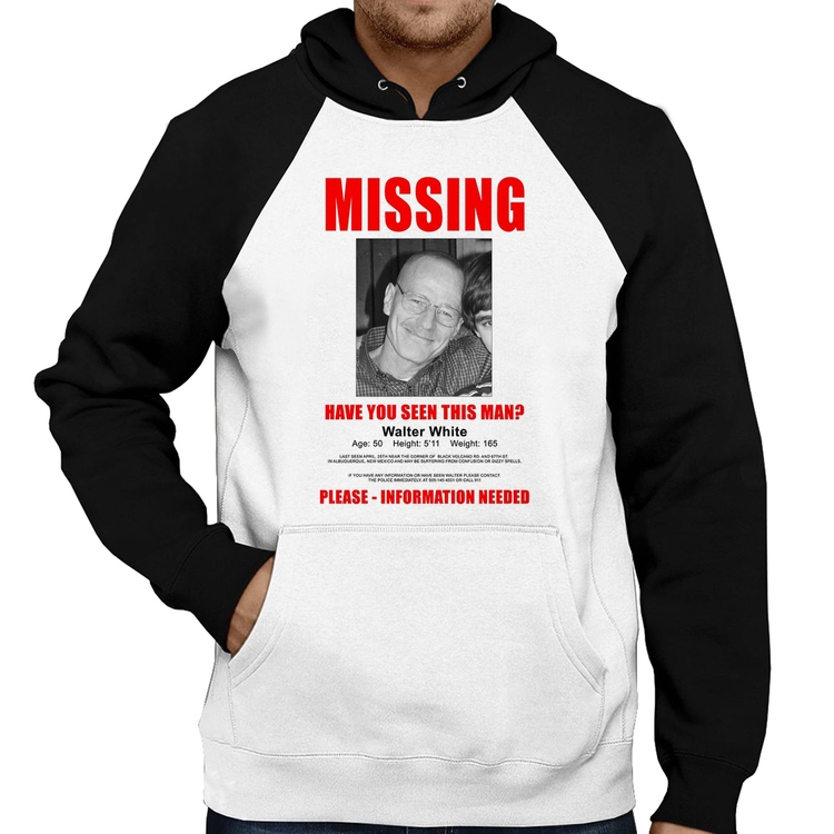 Moletom Walter White Missing