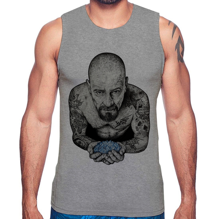 Regata Walter White Tattoo Heisenberg - Cinza