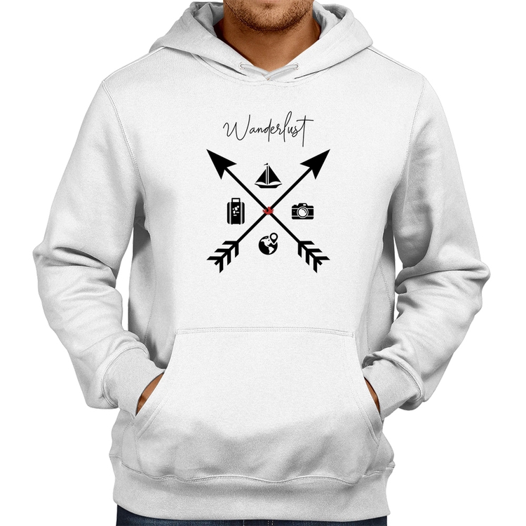 Moletom Wanderlust Veleiro - Branco