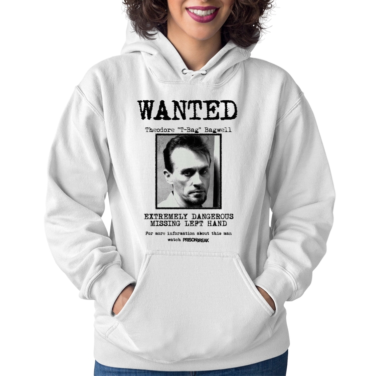 Moletom Feminino Wanted T-Bag - Branco