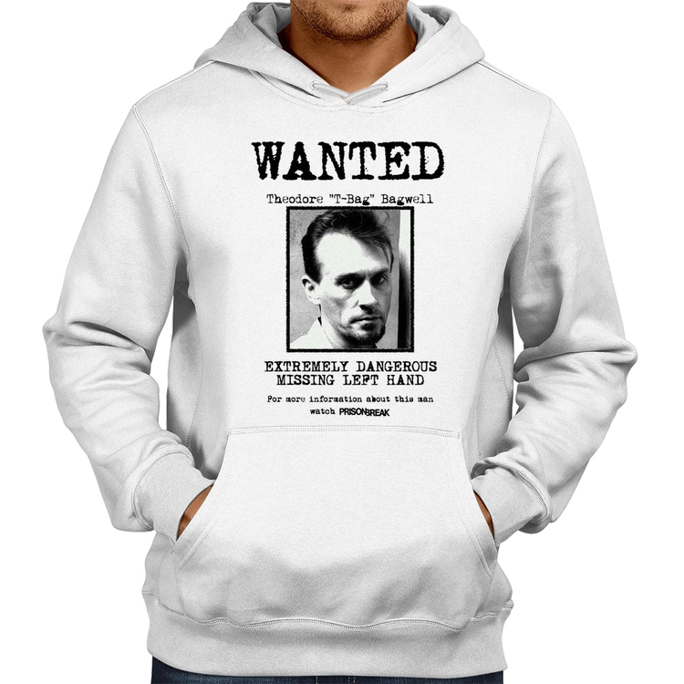 Moletom Wanted T-Bag - Branco