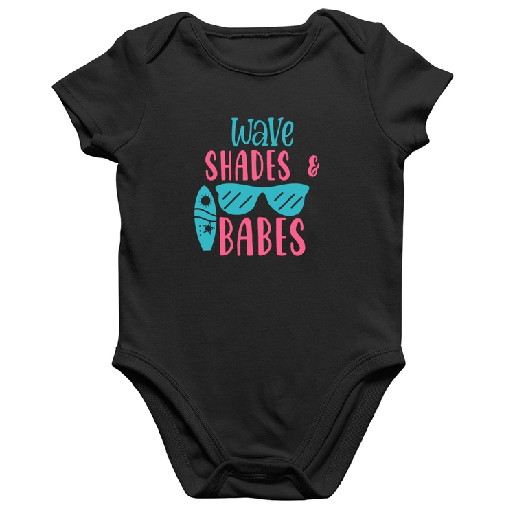 Body Bebê Algodão Wave Shades e Babes