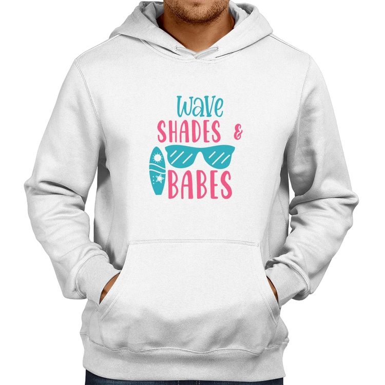 Moletom Wave Shades e Babes - Branco