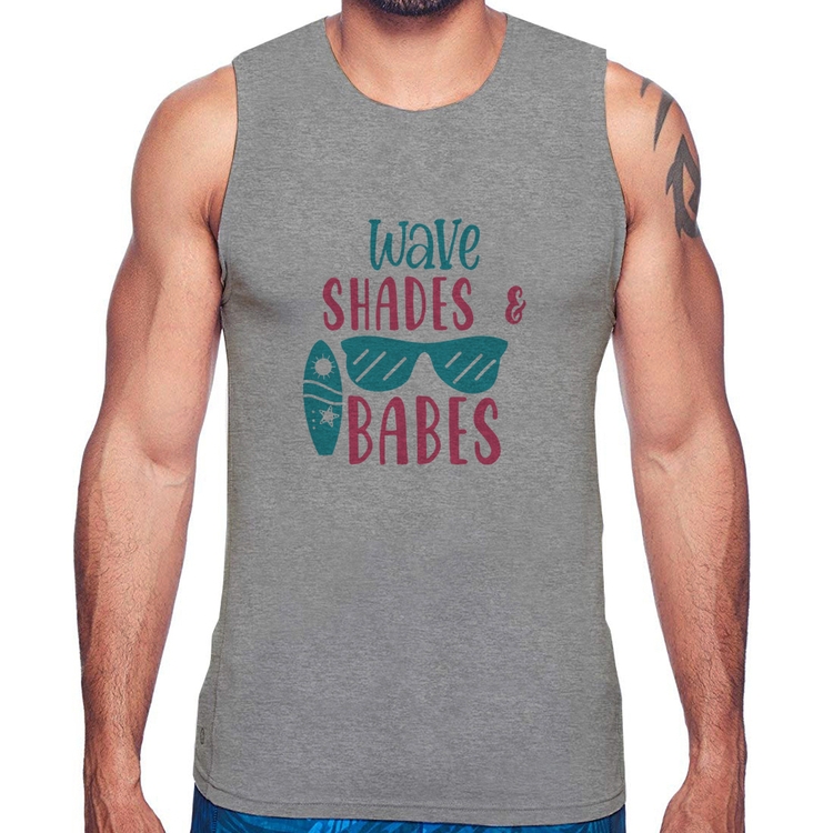 Regata Wave Shades e Babes - Cinza
