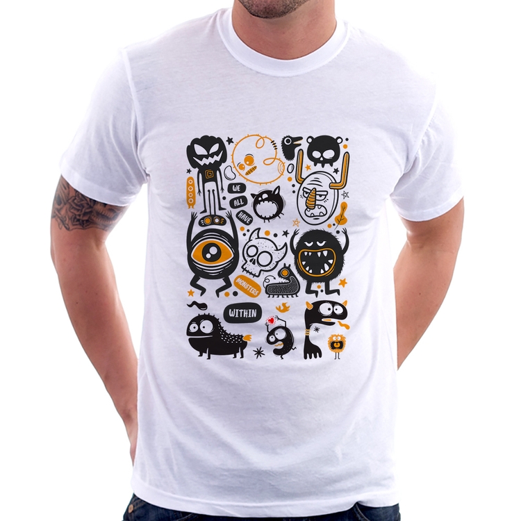 Camiseta We all have monsters within