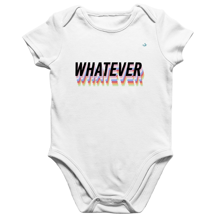 Body Bebê Algodão Whatever - Branco