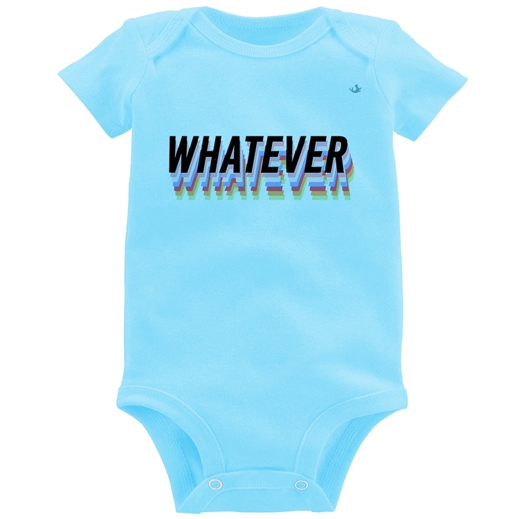 Body Bebê Whatever - Azul Bebê