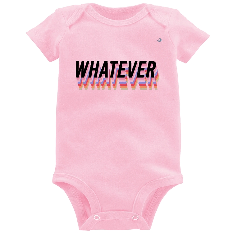 Body Bebê Whatever - Rosa Bebê