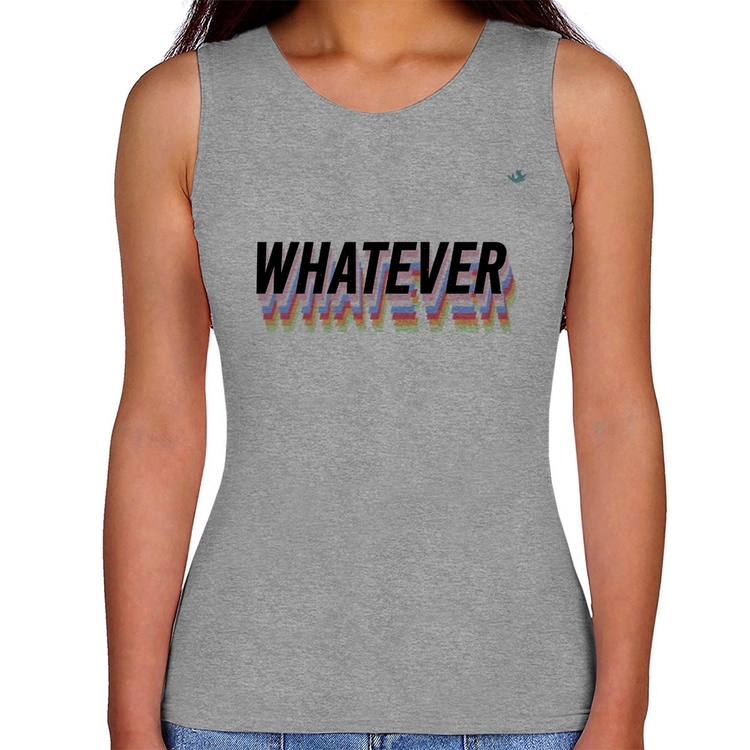 Regata Feminina Whatever - Cinza