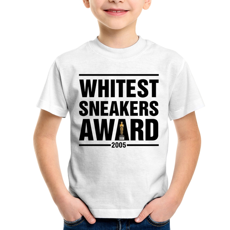 Camiseta Infantil Whitest Sneakers Awards