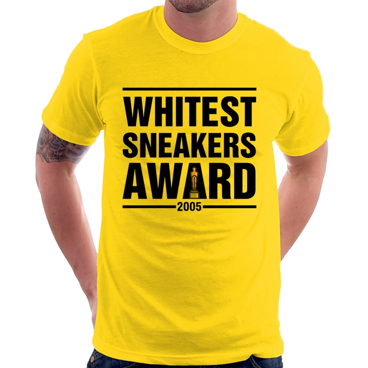 Camiseta Whitest Sneakers Awards - Amarela