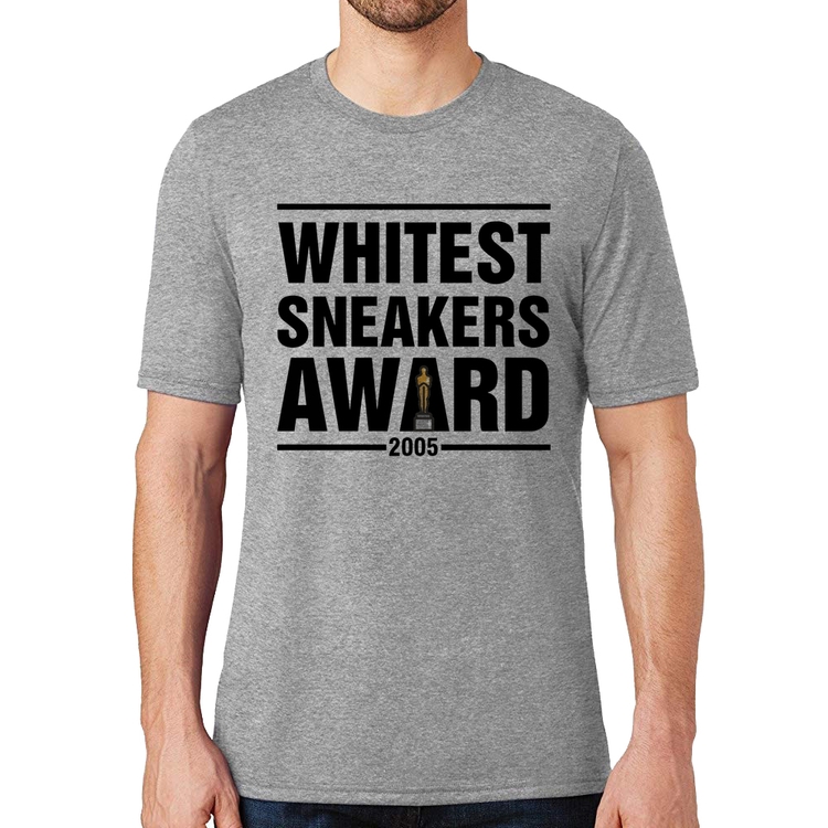 Camiseta Whitest Sneakers Awards - Cinza