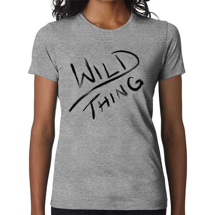 Baby Look Wild Thing - Cinza