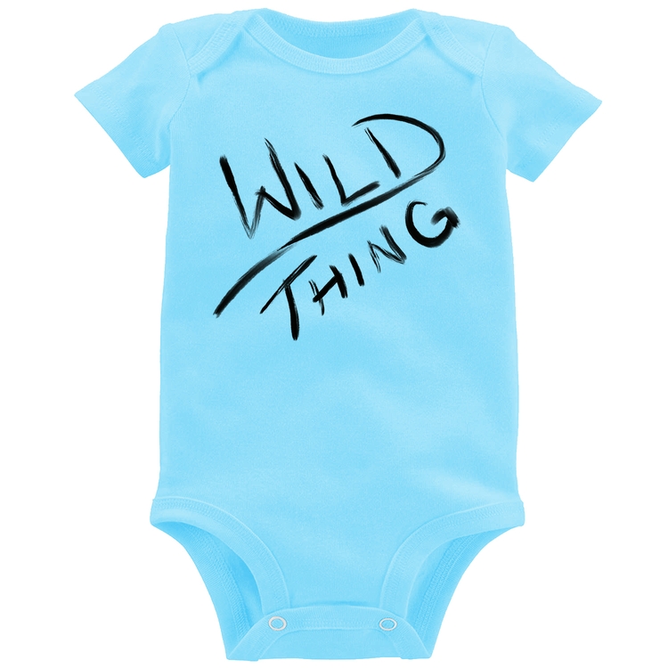 Body Bebê Wild Thing - Azul Bebê