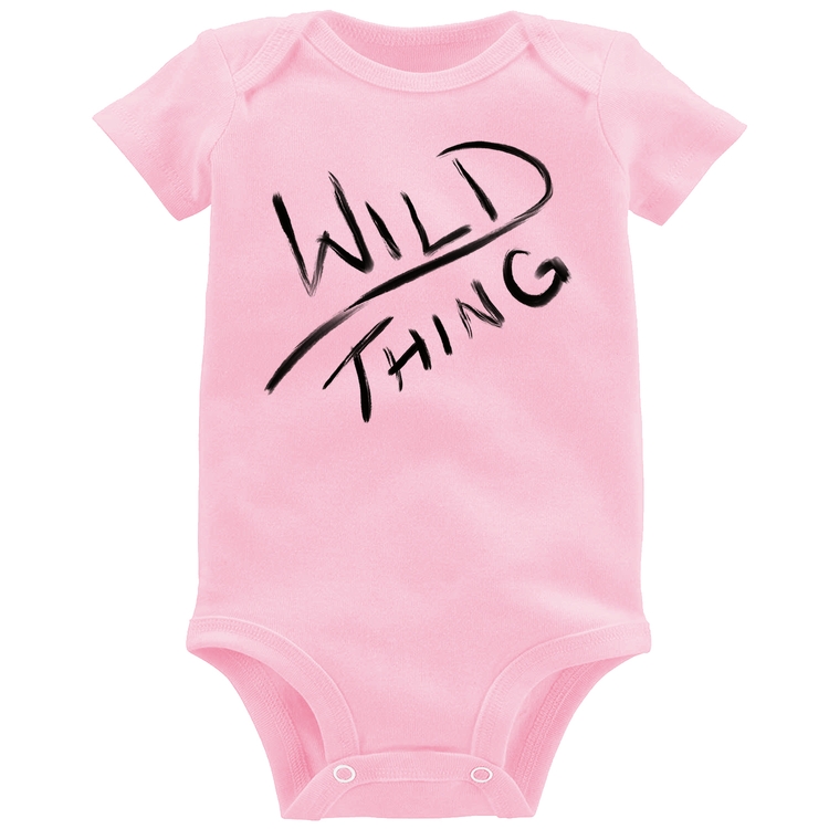 Body Bebê Wild Thing - Rosa Bebê