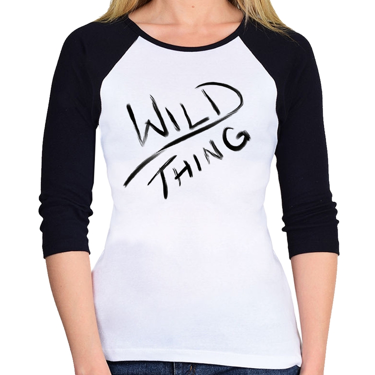 Baby Look Raglan Wild Thing Manga 3/4