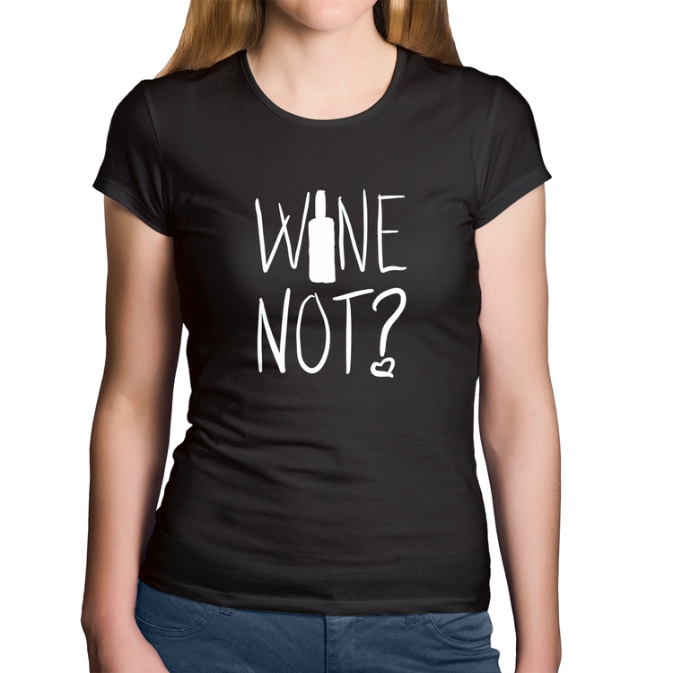 Baby Look Algodão Wine not