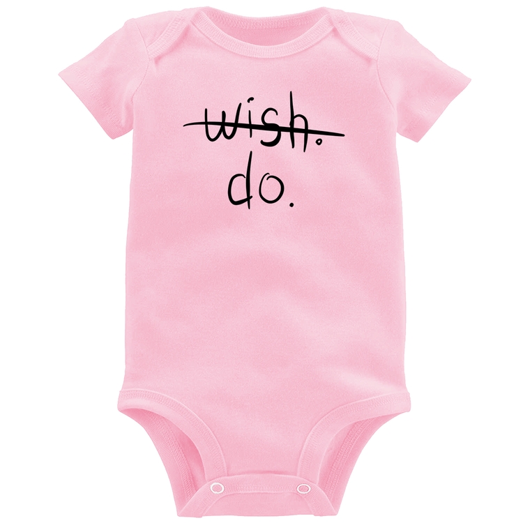 Body Bebê Wish Do - Rosa Bebê
