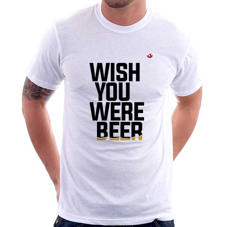 Camiseta Wish you were beer