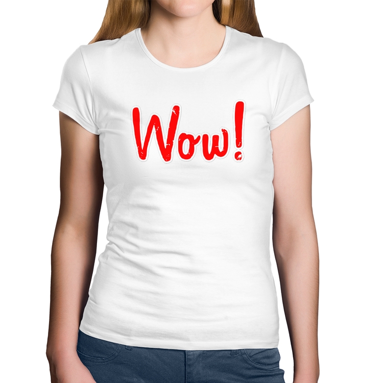 Baby Look Algodão Wow! - Branca