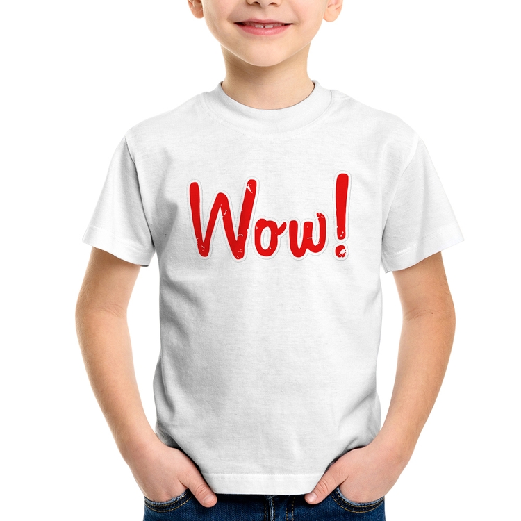 Camiseta Infantil Wow!