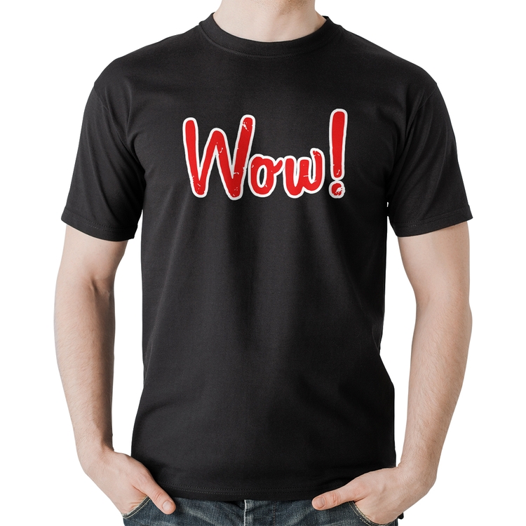 Camiseta Algodão Wow!