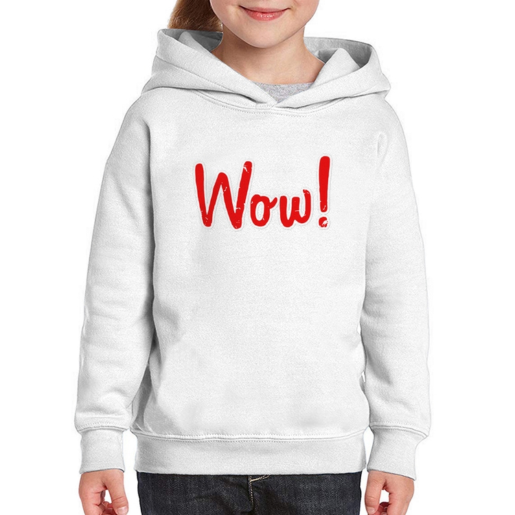 Moletom Infantil Wow!