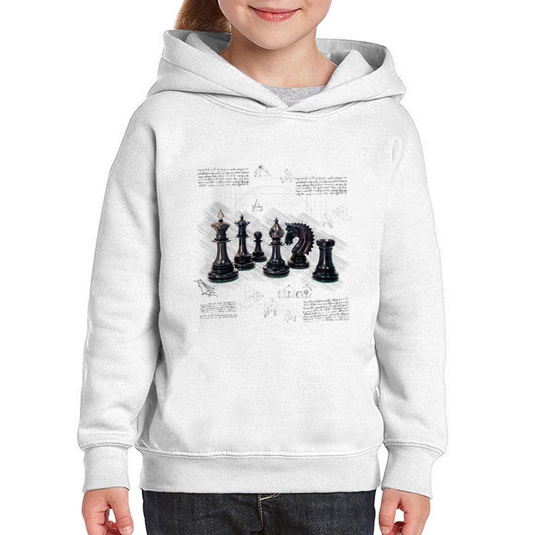 Moletom Infantil Xadrez