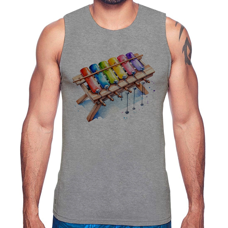 Regata Xilofone - Cinza