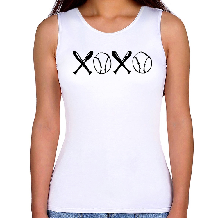 Regata Feminina Xoxo Baseball