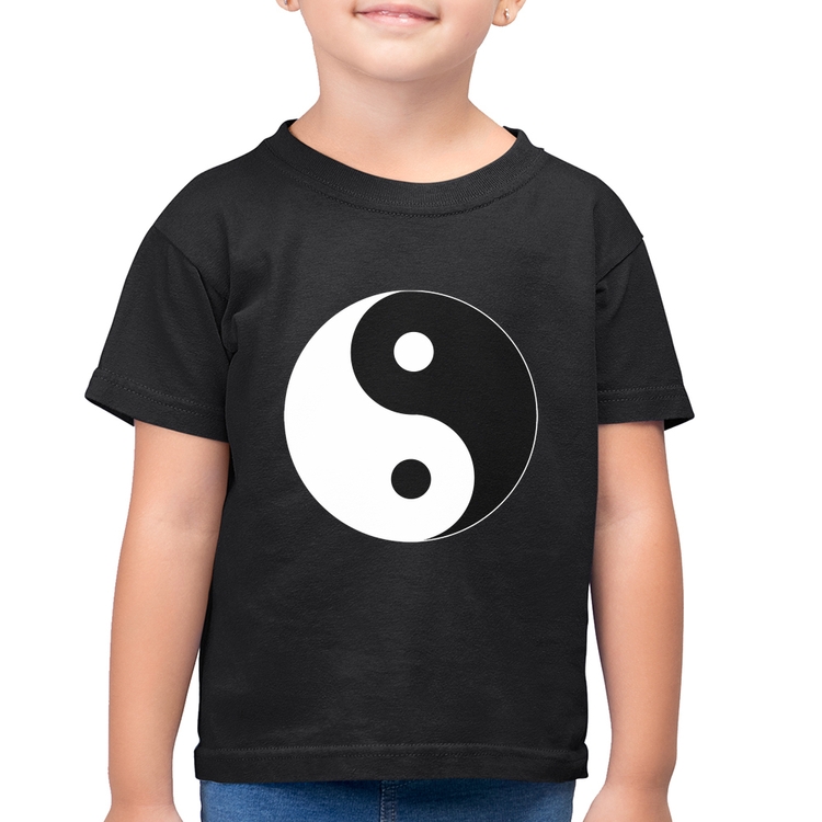 Camiseta Algodão Infantil Yin-Yang