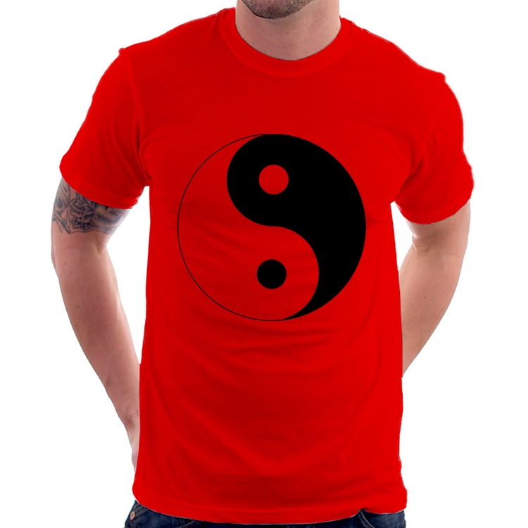 Camiseta Yin-Yang - Vermelha
