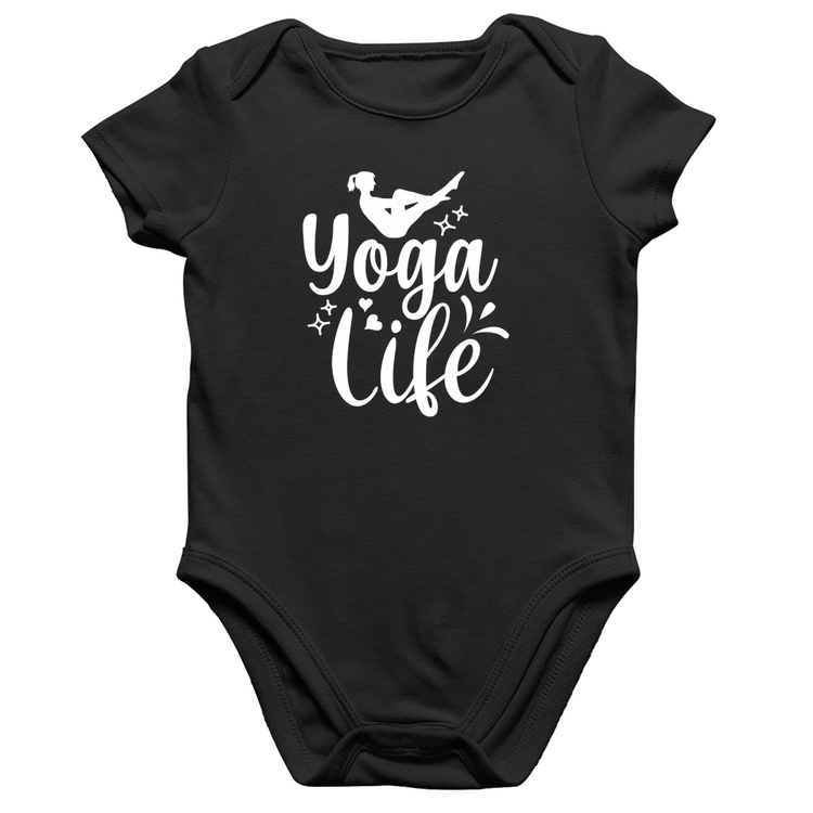 Body Bebê Algodão Yoga Life