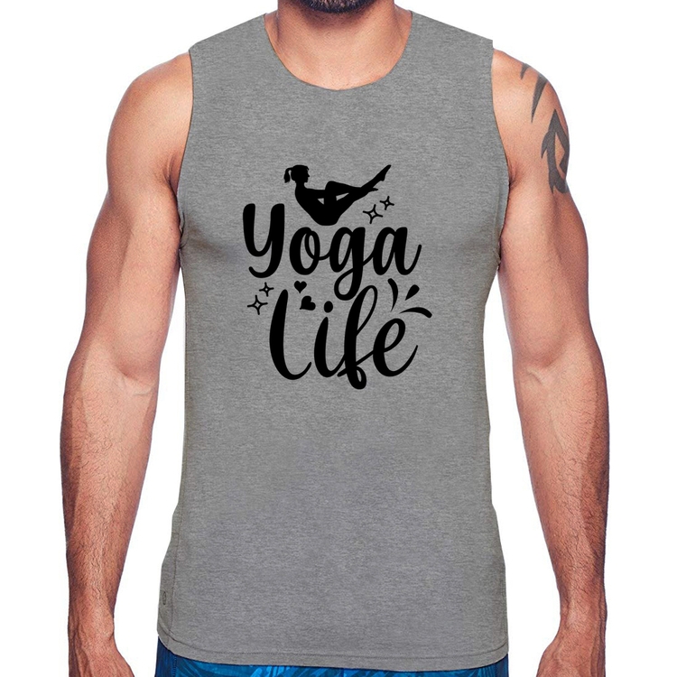 Regata Yoga Life - Cinza