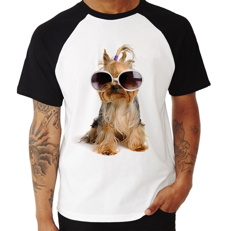 Camiseta Raglan Yorkshire de Óculos