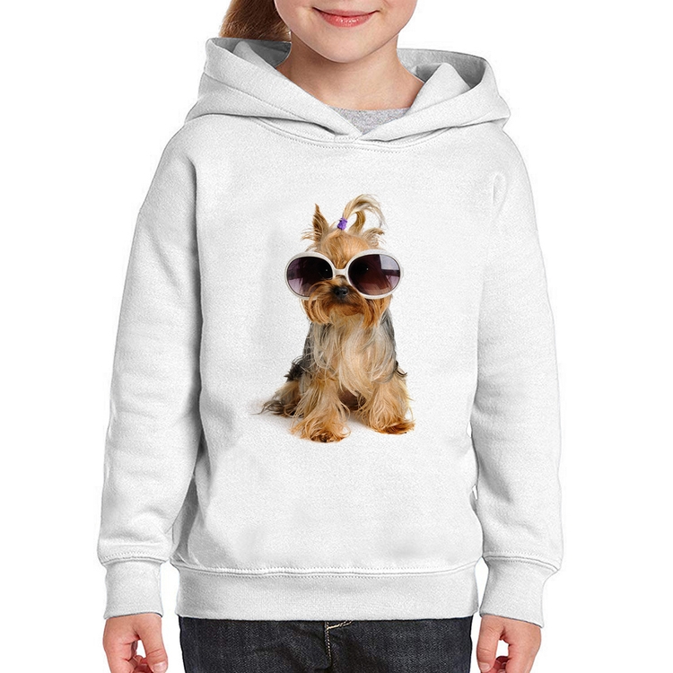 Moletom Infantil Yorkshire de Óculos