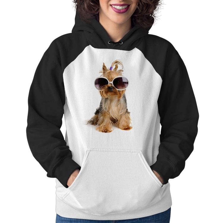 Moletom Feminino Yorkshire de Óculos