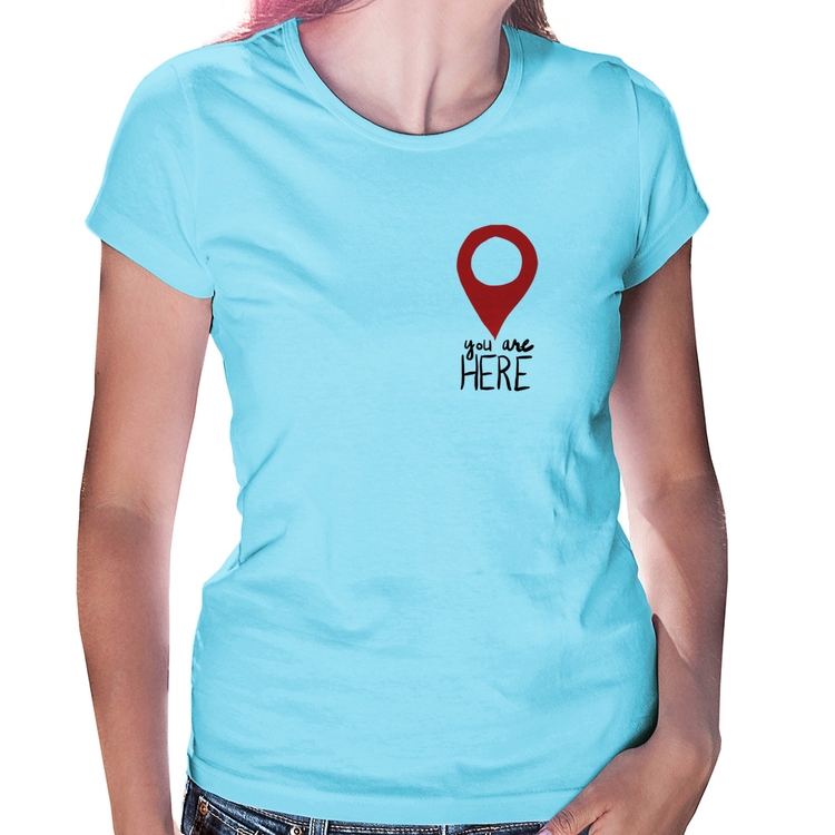 Baby Look You Are Here - Azul Bebê