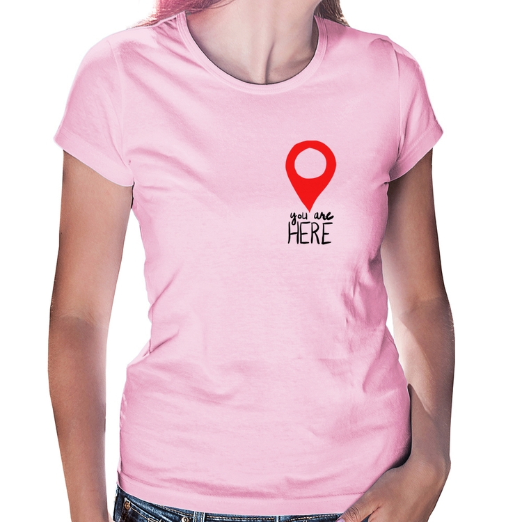 Baby Look You Are Here - Rosa Bebê